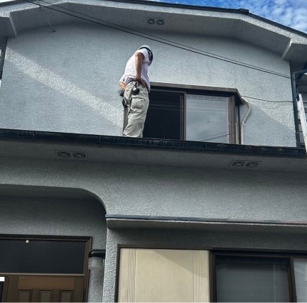 雨漏り調査　外部点検